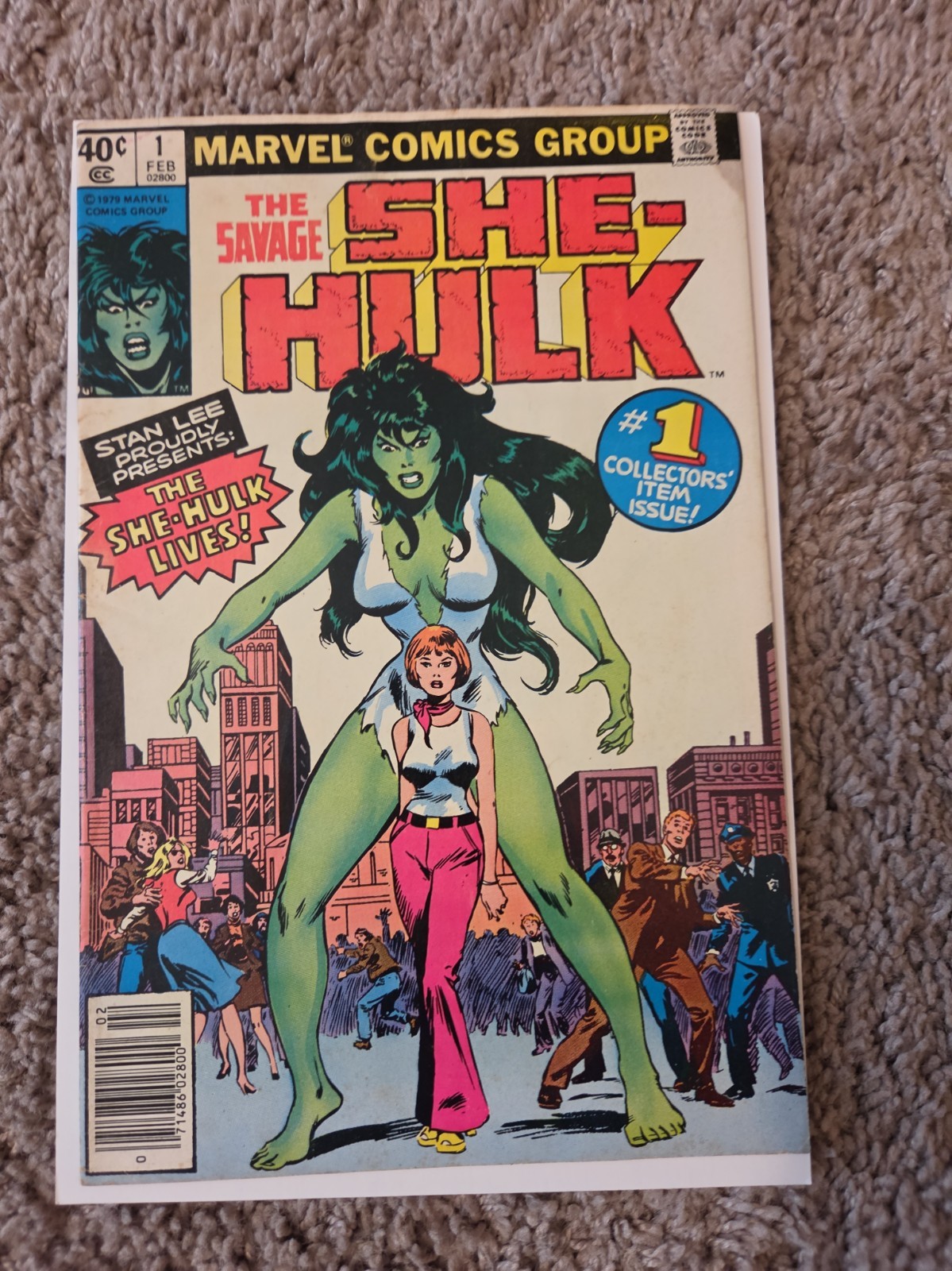 Savage She-Hulk #1 (1980 Marvel) 1st App & Origin Jennifer Walters Newsstand Savage She-Hulk #1 (1980 Marvel) 1st App & Origin Jennifer Walters Newsstand