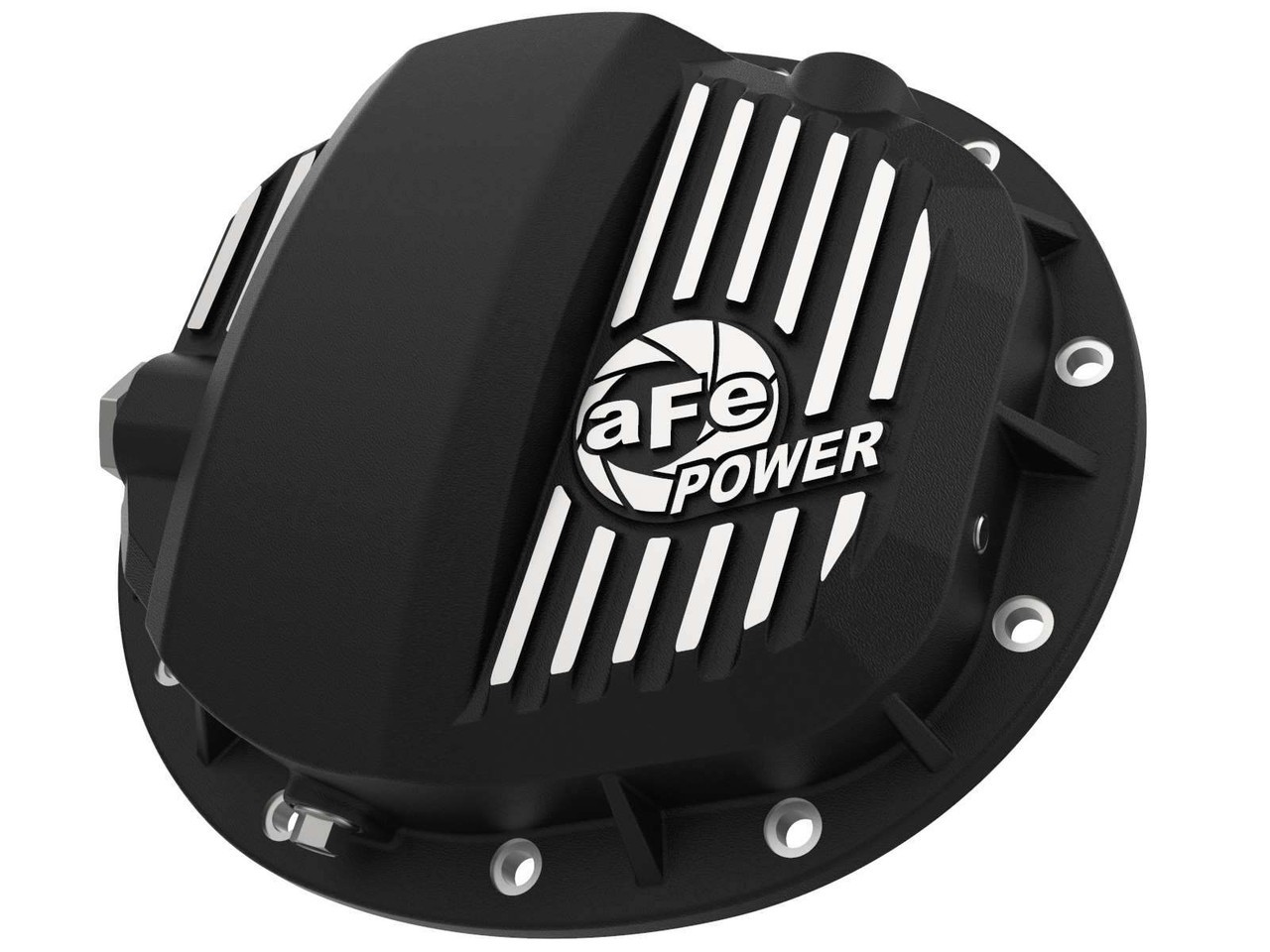 46-71140B aFe POWER Pro Series Rear Differential Cover Black w/ Machined Fins GM 46-71140B aFe POWER Pro Series Rear Differential Cover Black w/ Machined Fins GM