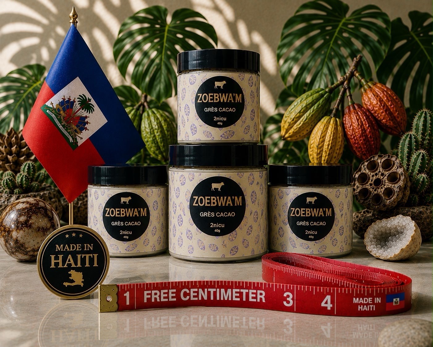 GRÈS CACAO made in Haiti 🇭🇹, I'm giving you a free gift