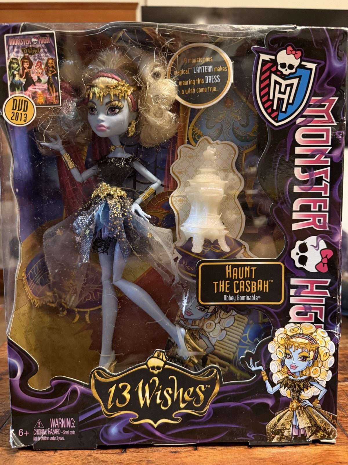 Monster High 13 Wishes Abbey Bominable Haunt the Casbah Doll 2013 NEW