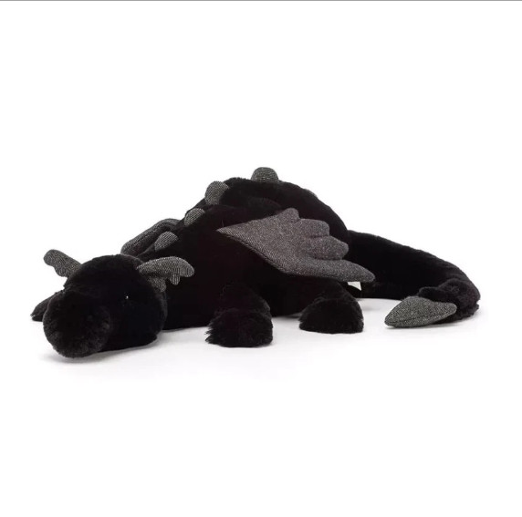Jellycat Onyx Dragon Plush – Black - RETIRED RARE 50cm - NEW WITH TAGS Jellycat Onyx Dragon Plush – Black - RETIRED RARE 50cm - NEW WITH TAGS