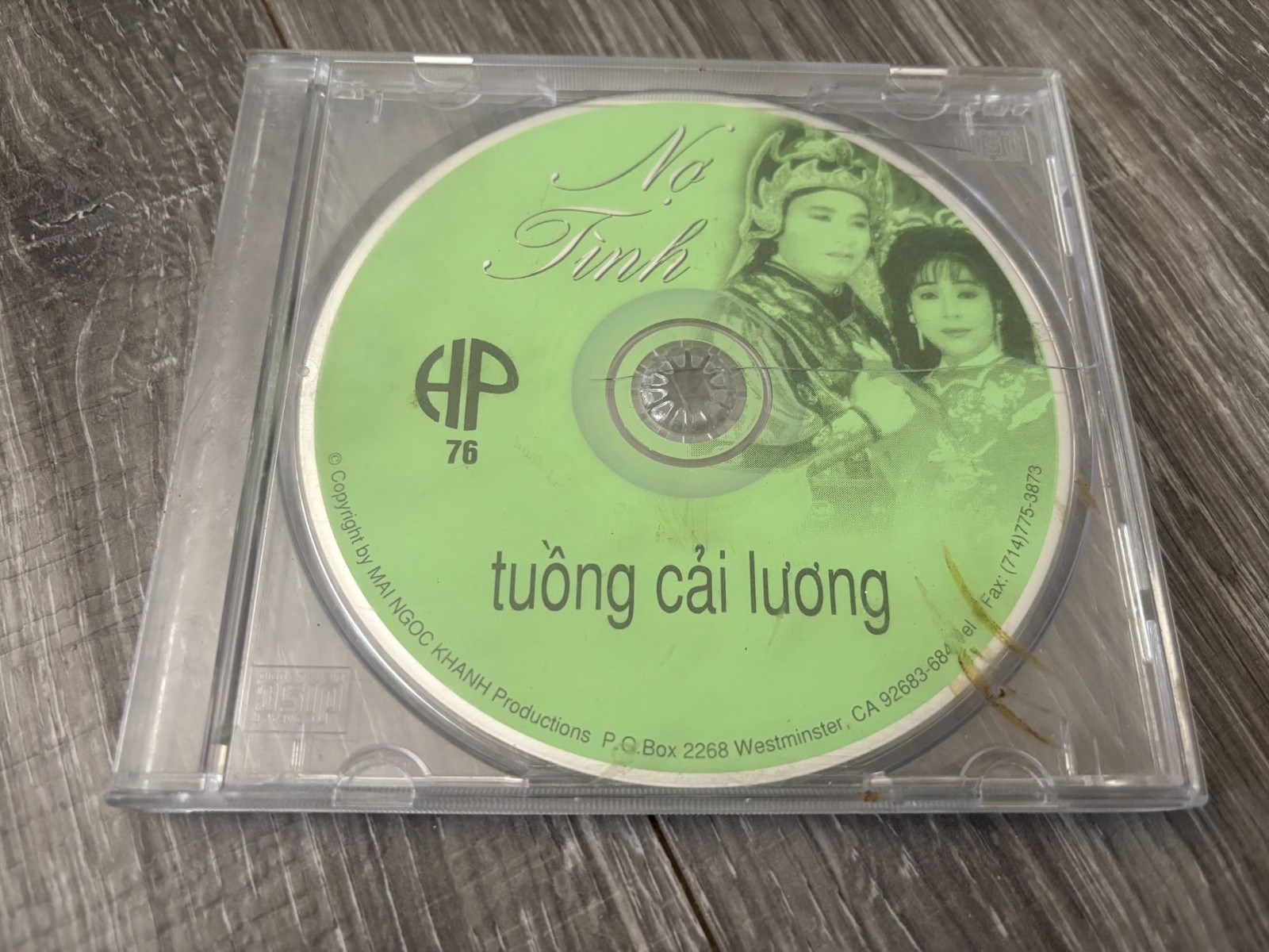 Vietnamese Cai Luong CD No Tinh Tuong Cai Luong Audio Recording Mai Ngoc Khanh