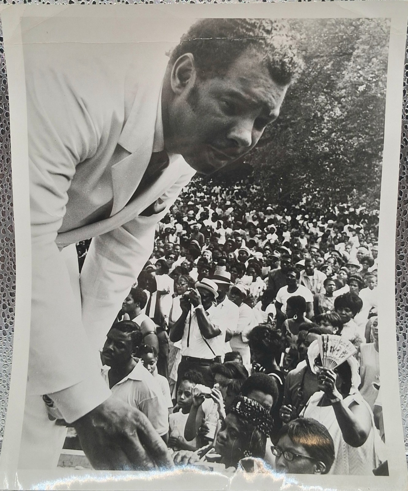 1969 Tony Lawrence Harlem Cultural Festival Black Americana Original 8x10 Photo