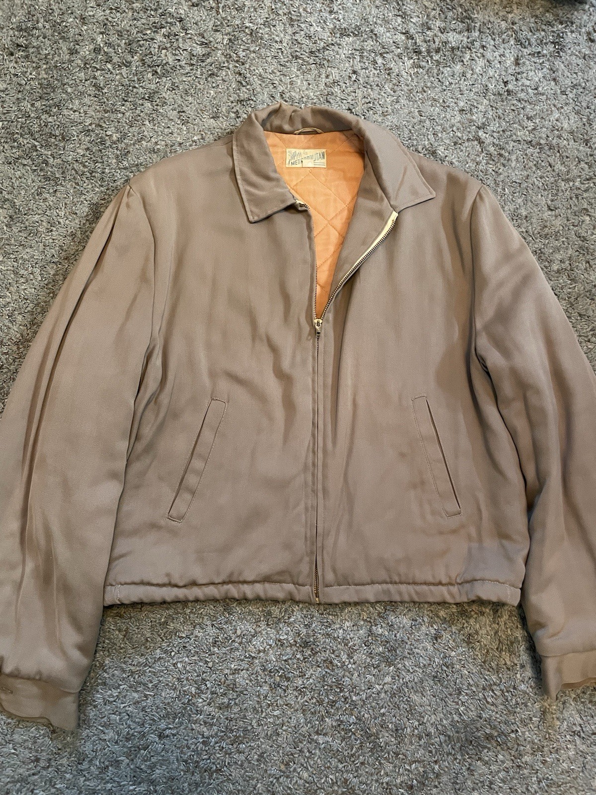Vintage 50s 60s Gabardine Rockabilly Jacket Men\'s Size 42 Vintage 50s 60s Gabardine Rockabilly Jacket Men\'s Size 42