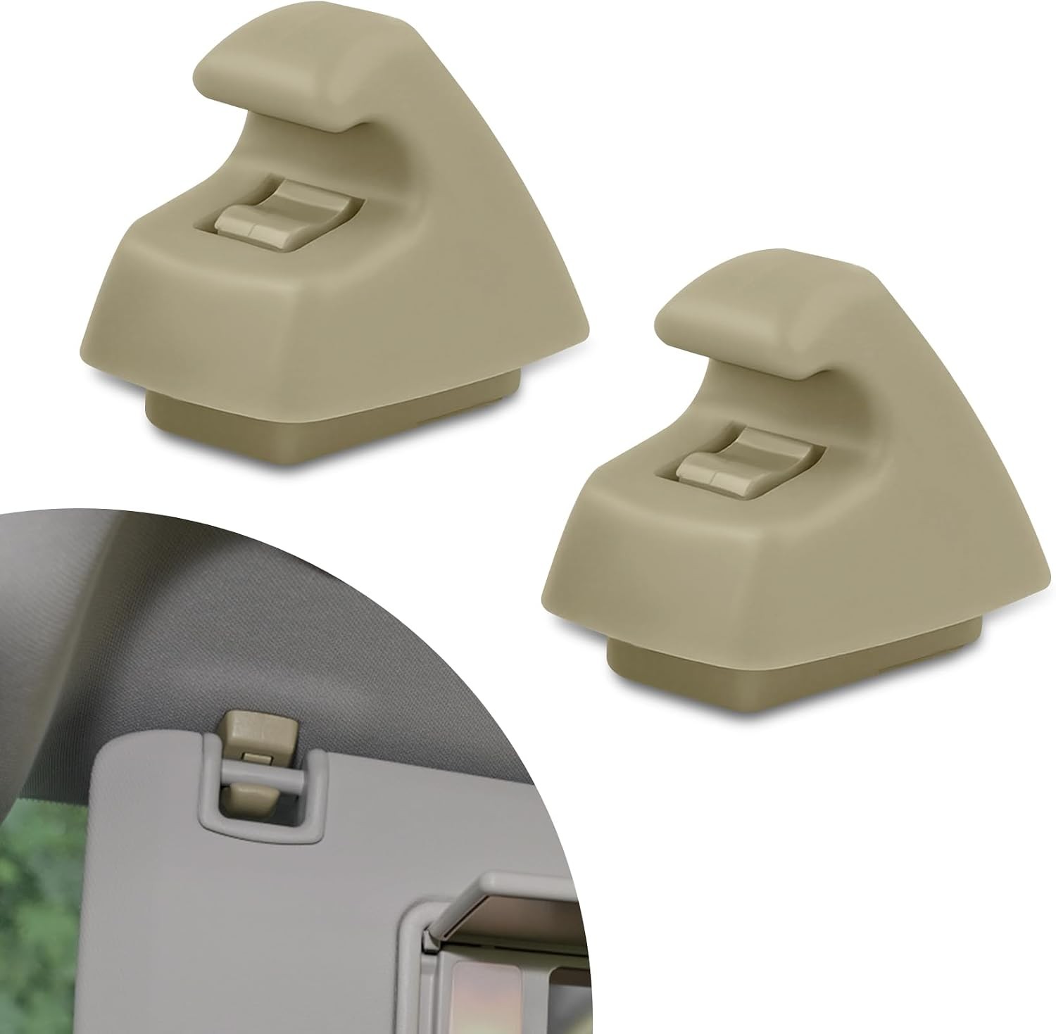 2PCS Sun Visor Clip Support Retainer Holder for Chevy Cruze Sonic Spark