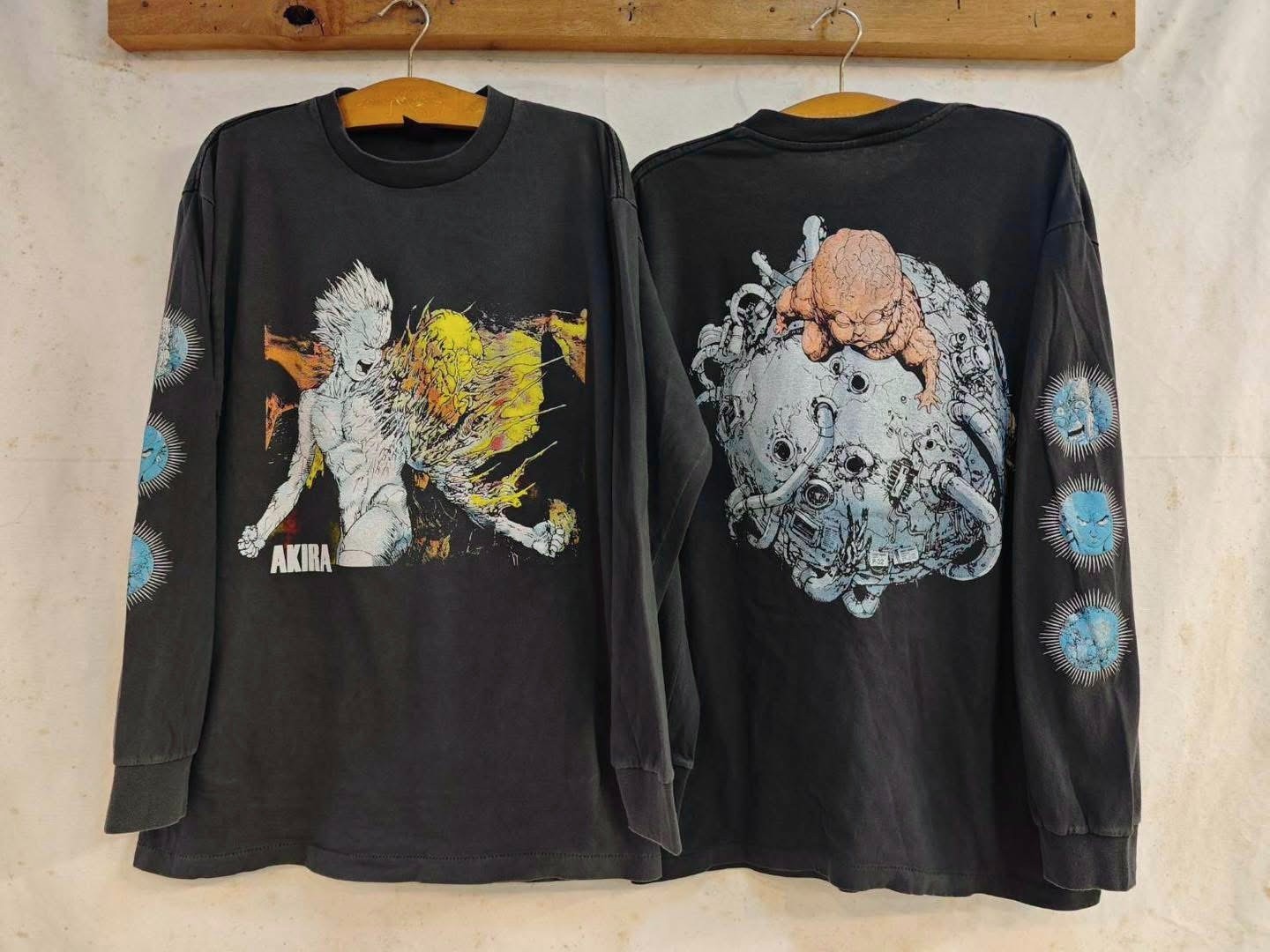 Vtg Akira Fashion Victim 1988 Japan Anime Kaneda Long Sleeve Sz.L Shirt REPRINT Vtg Akira Fashion Victim 1988 Japan Anime Kaneda Long Sleeve Sz.L Shirt REPRINT