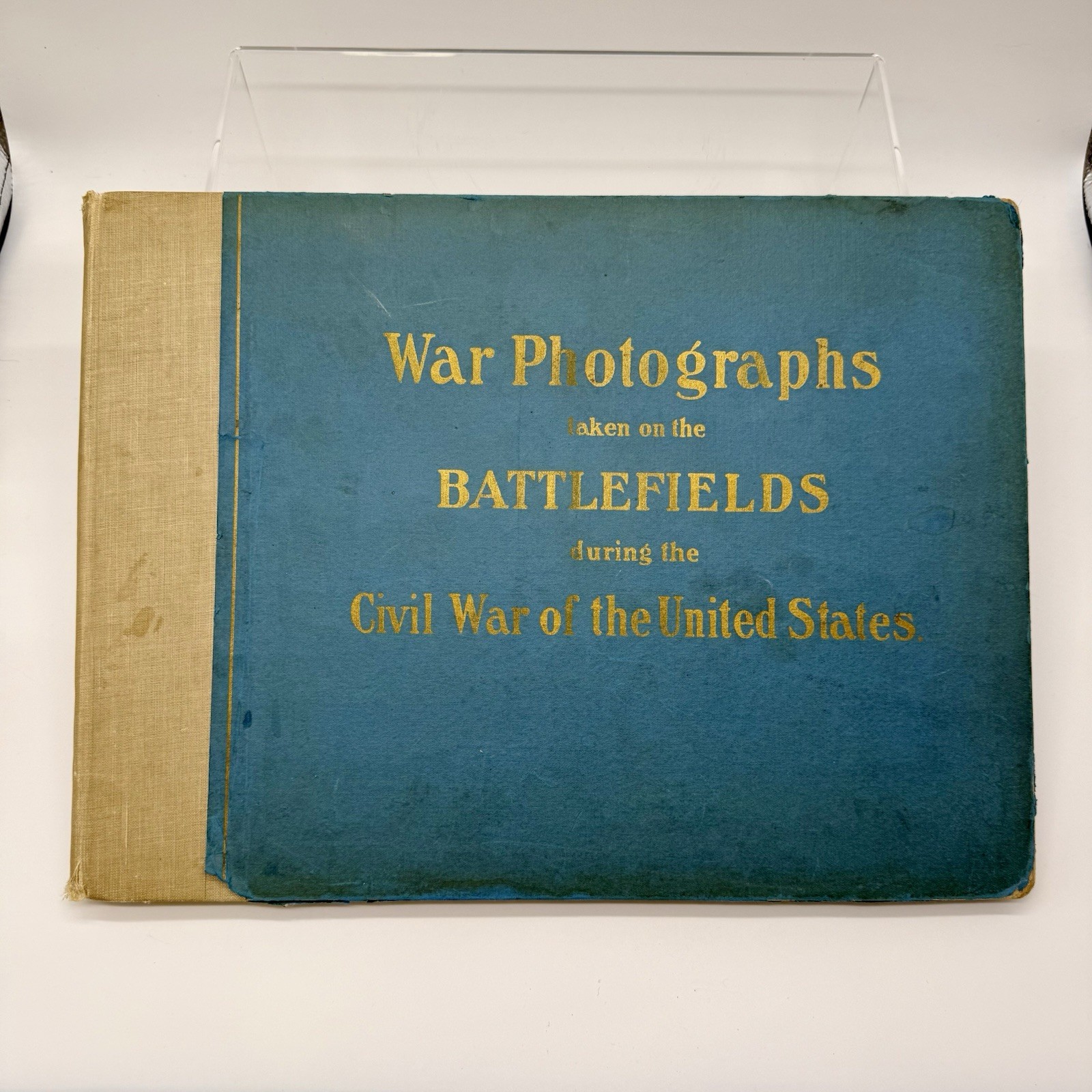 1907 Civil War Photographs Brady Gardner Original E.B. Eaton Antique Book