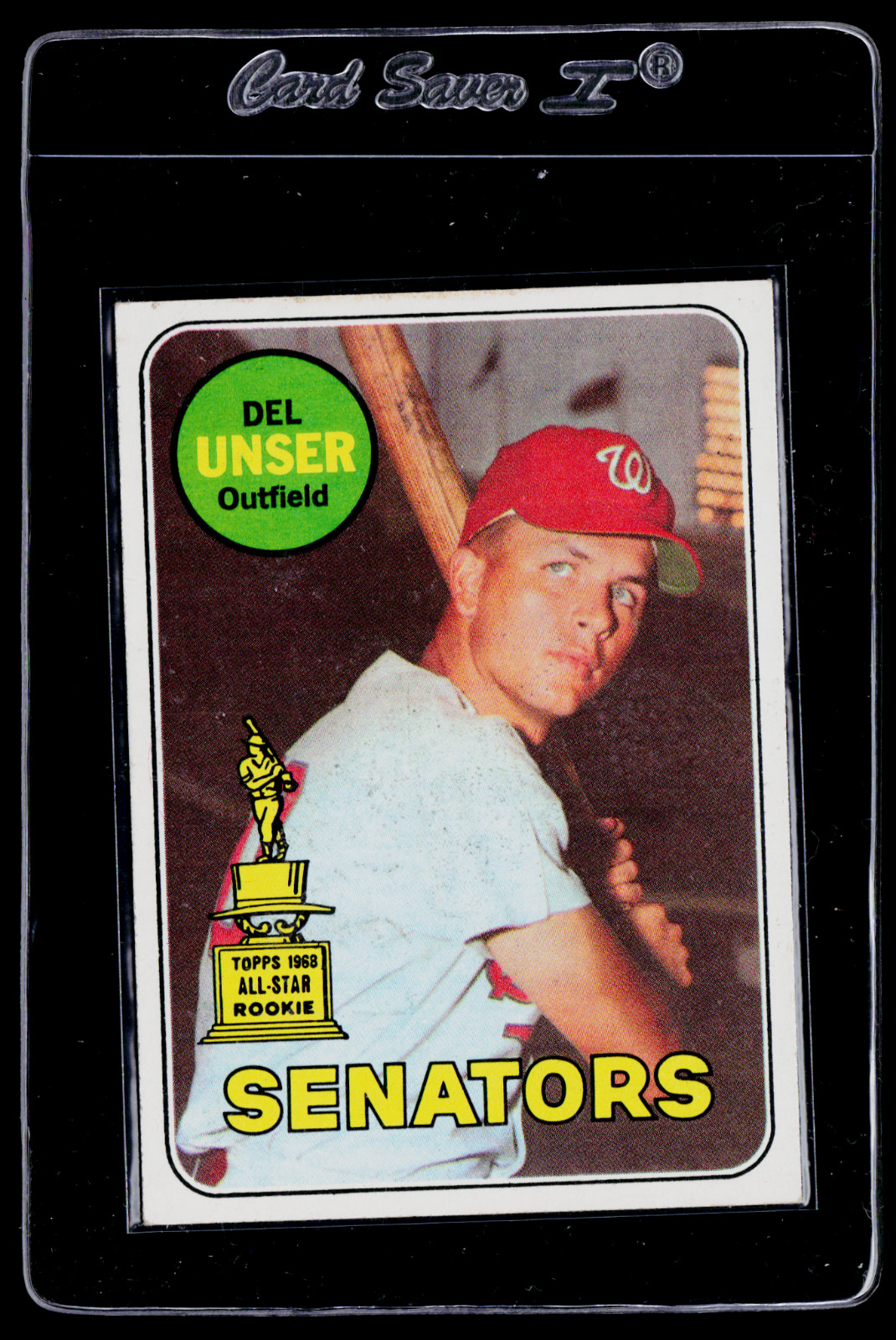 1969 Topps - Del Unser #338 (RC) EX 1969 Topps - Del Unser #338 (RC) EX