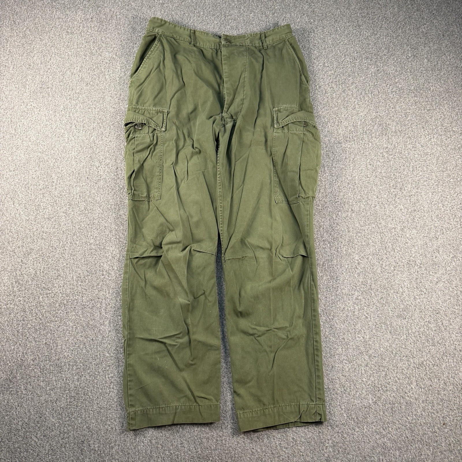 Vintage 60s Military Pants Medium 31x28 Poplin OG 107 1969 Jungle Vietnam Cargo Vintage 60s Military Pants Medium 31x28 Poplin OG 107 1969 Jungle Vietnam Cargo
