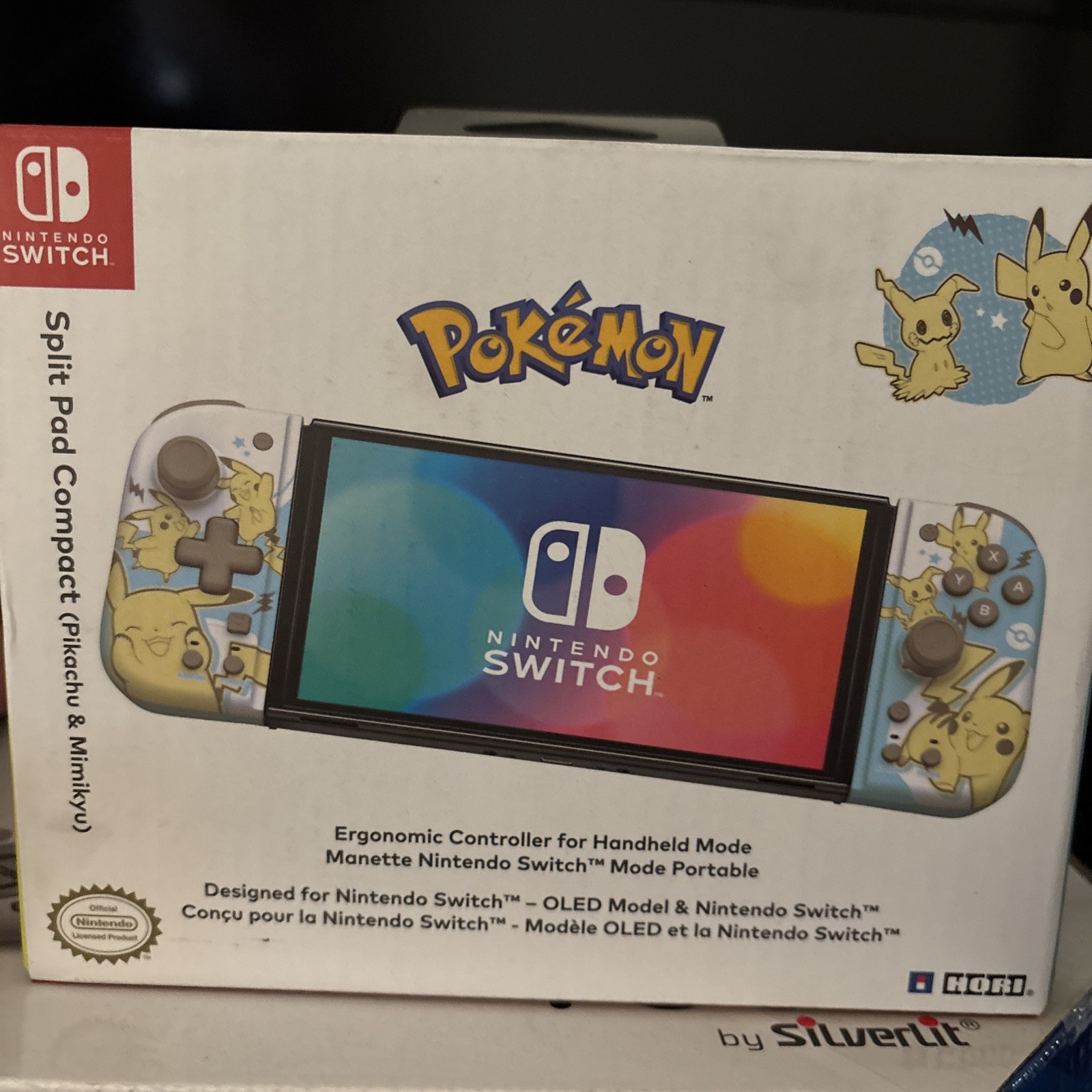 Hori Split Pad Compact Wireless Controller for Nintendo Switch - Pikachu New Hori Split Pad Compact Wireless Controller for Nintendo Switch - Pikachu New