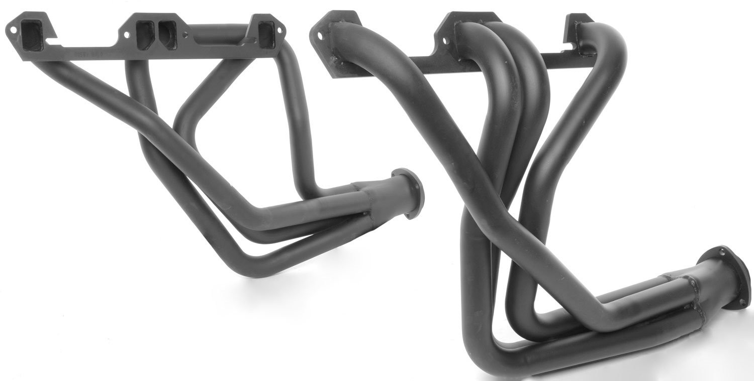 JEGS Painted Long Tube Headers Fits Select 1972-1993 Dodge Trucks [Chrysler