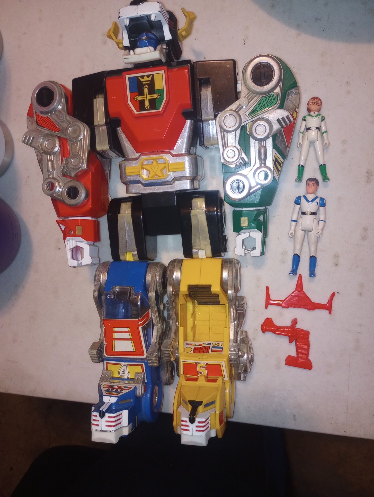 VOLTRON 1984 Panosh Place Vintage Defender Of The Universe - Force 5 Lion Set VOLTRON 1984 Panosh Place Vintage Defender Of The Universe - Force 5 Lion Set
