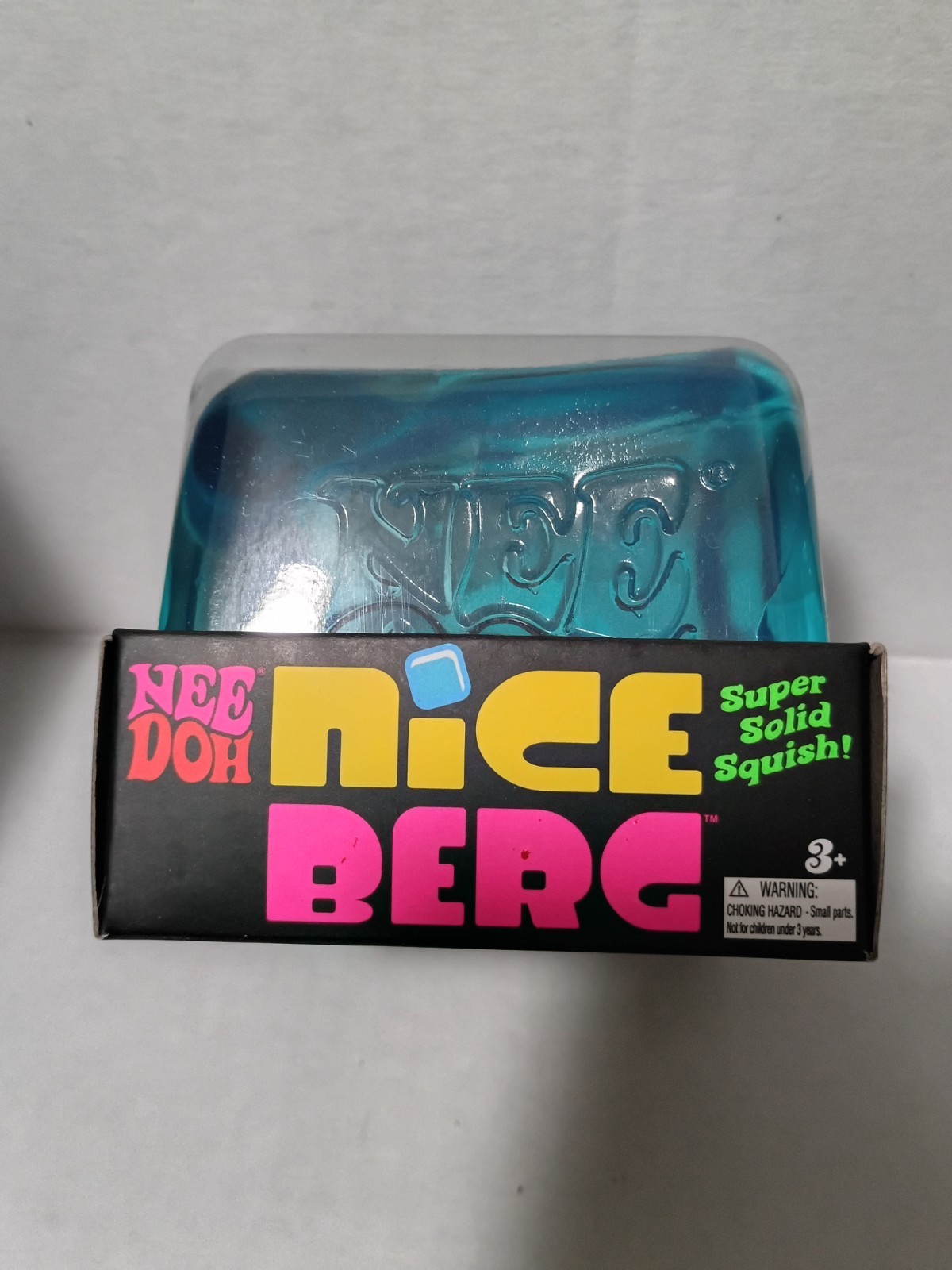 NeeDoh Nice Berg Blue XL Giant Squishy Nee Doh TikTok Viral VHTF