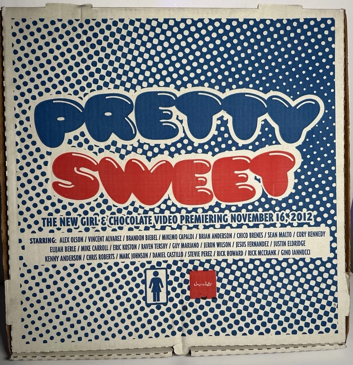 Girl Skateboards Pretty Sweet Premiere Pizzanista Limited Box Exceedingly Rare