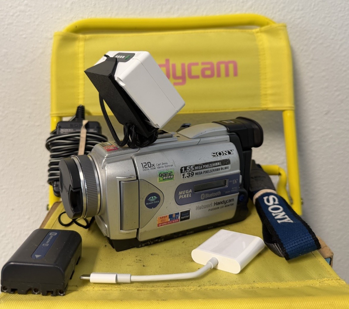 Sony Handycam DCR-TRV50 Mini DV Tapeless Powerplay W/Nightshot TESTED WORKING ✅
