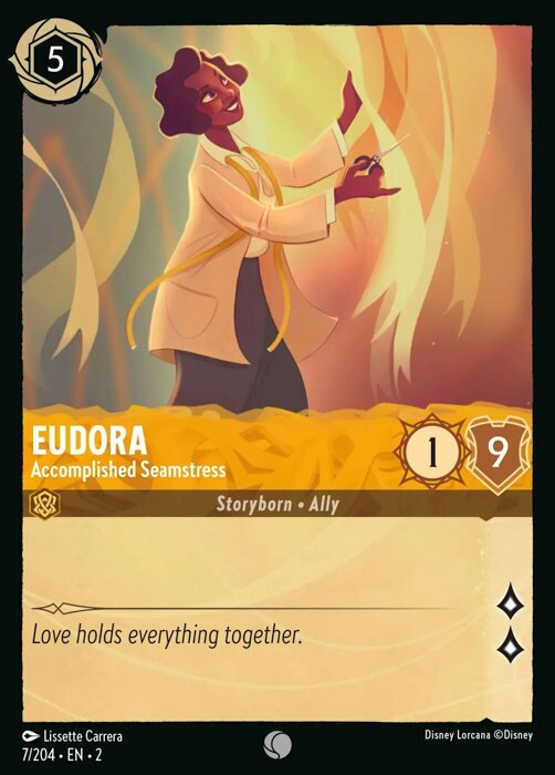 Eudora - Accomplished Seamstress Common 7/204 Disney Lorcana