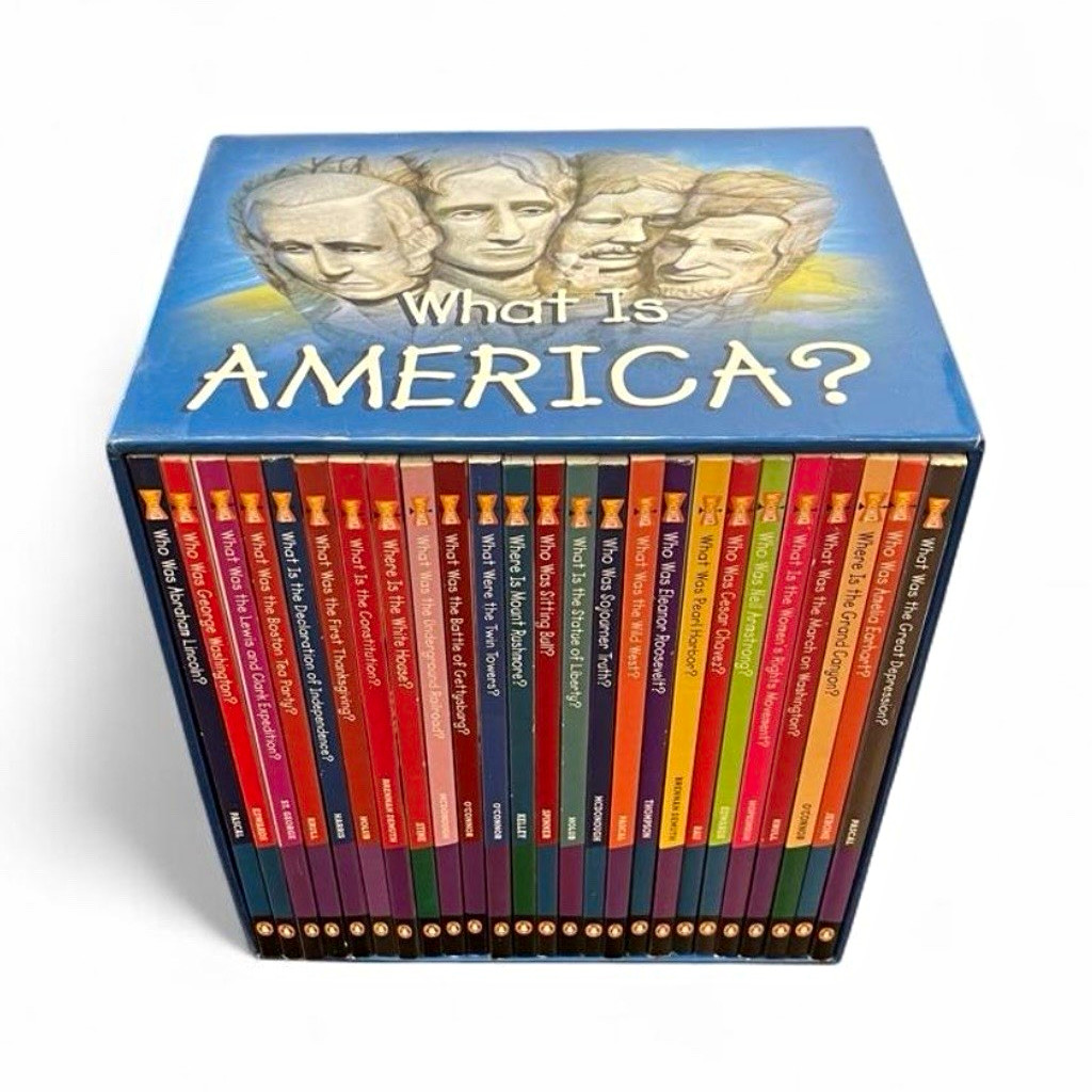 Who HQ What Is America? Box Set American History Ages 9-12 Penguin Workshop