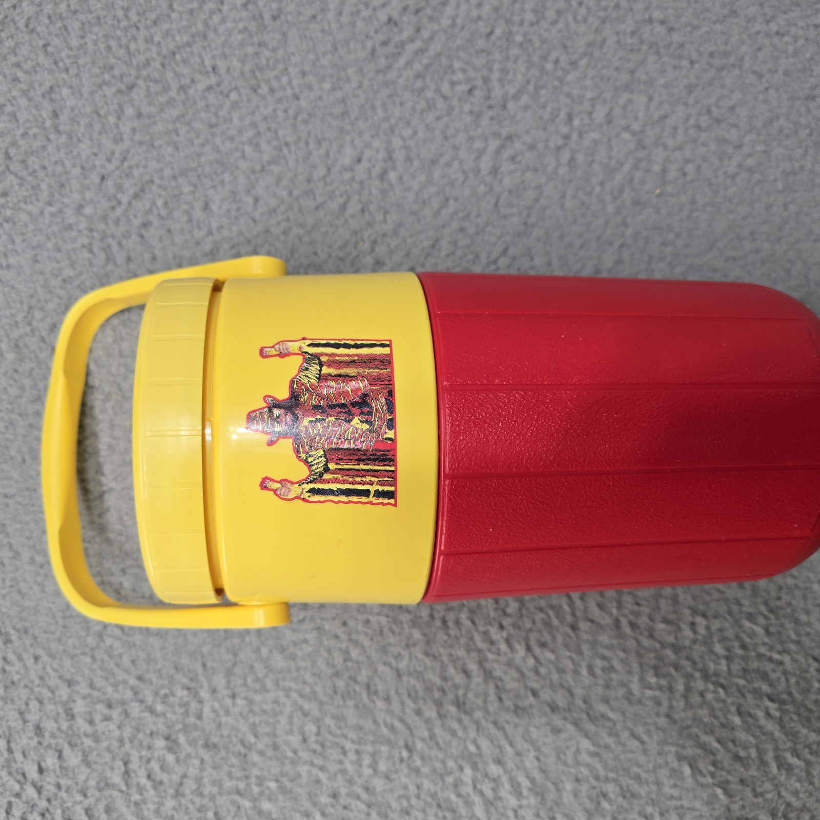 Slim Jim WWF Randy Macho Man Savage Coleman Thermos Cooler Water Jug Slim Jim WWF Randy Macho Man Savage Coleman Thermos Cooler Water Jug
