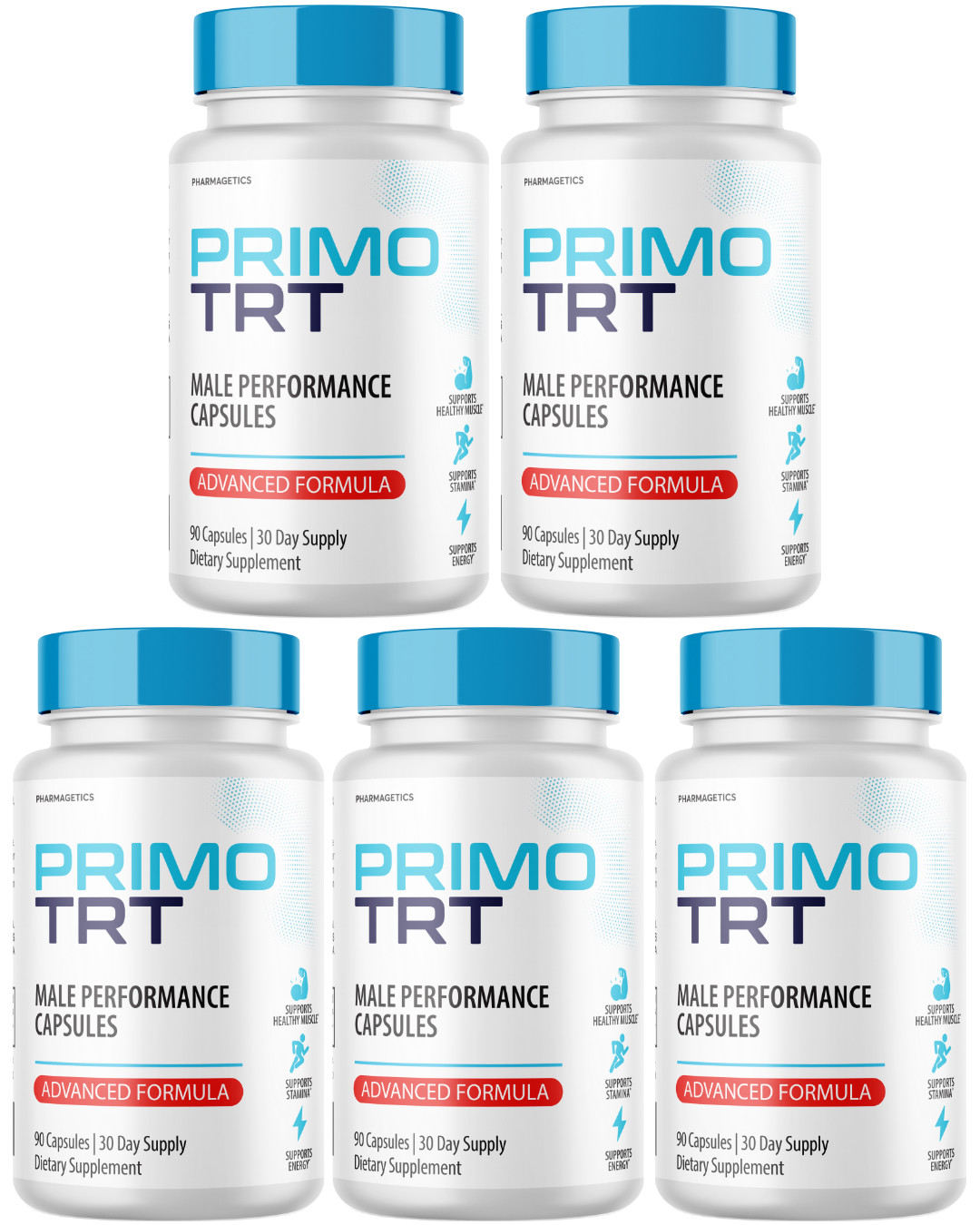 Primo TRT - Men Supplement For Muscle Health & Stamina Support - 5 Bottles Primo TRT - Men Supplement For Muscle Health & Stamina Support - 5 Bottles