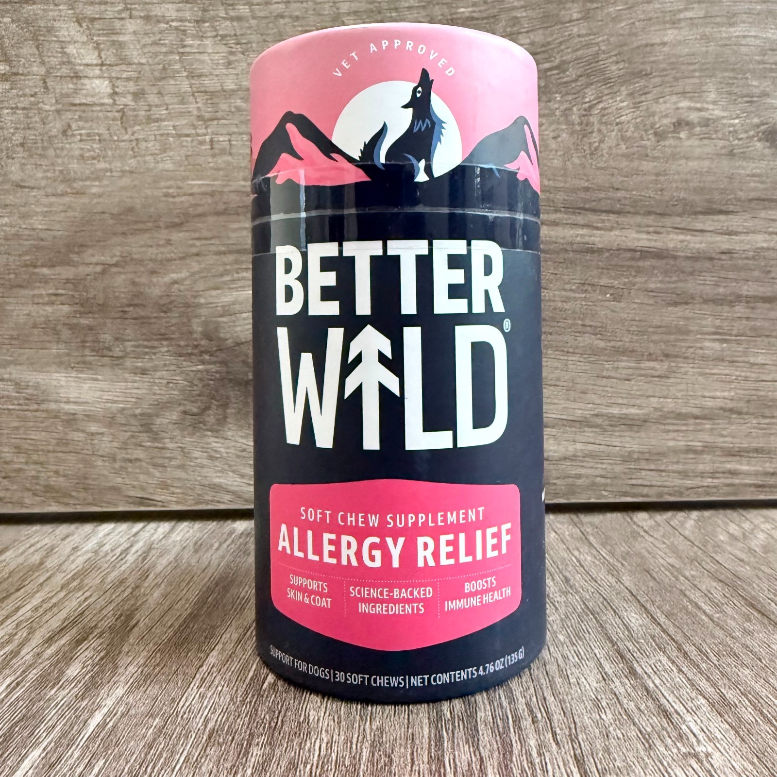 BetterWild Allergy Relief Dog Soft Chews 30 Ct Skin Coat & Immune Support New BetterWild Allergy Relief Dog Soft Chews 30 Ct Skin Coat & Immune Support New