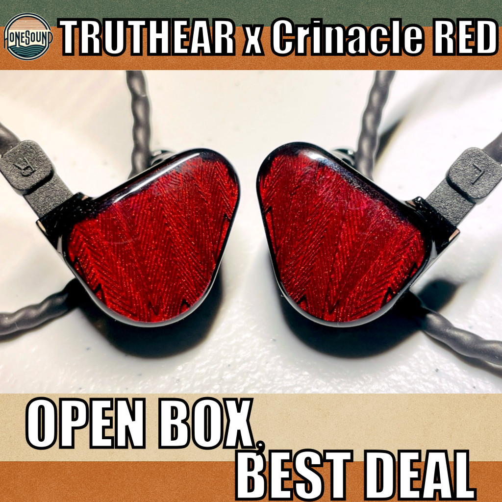 TRUTHEAR X CRINALE Zero: Red, In-ear, IEMs, Headphpne, OpenBox, Fast Shipping TRUTHEAR X CRINALE Zero: Red, In-ear, IEMs, Headphpne, OpenBox, Fast Shipping