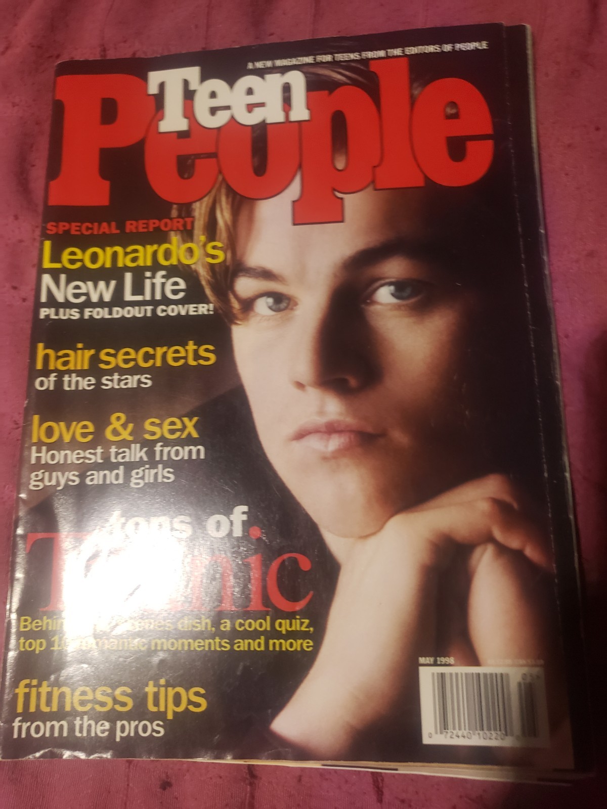 May 1998 Teen People Magazine Leonardo Dicaprio- Titanic Behind The Scenes 
