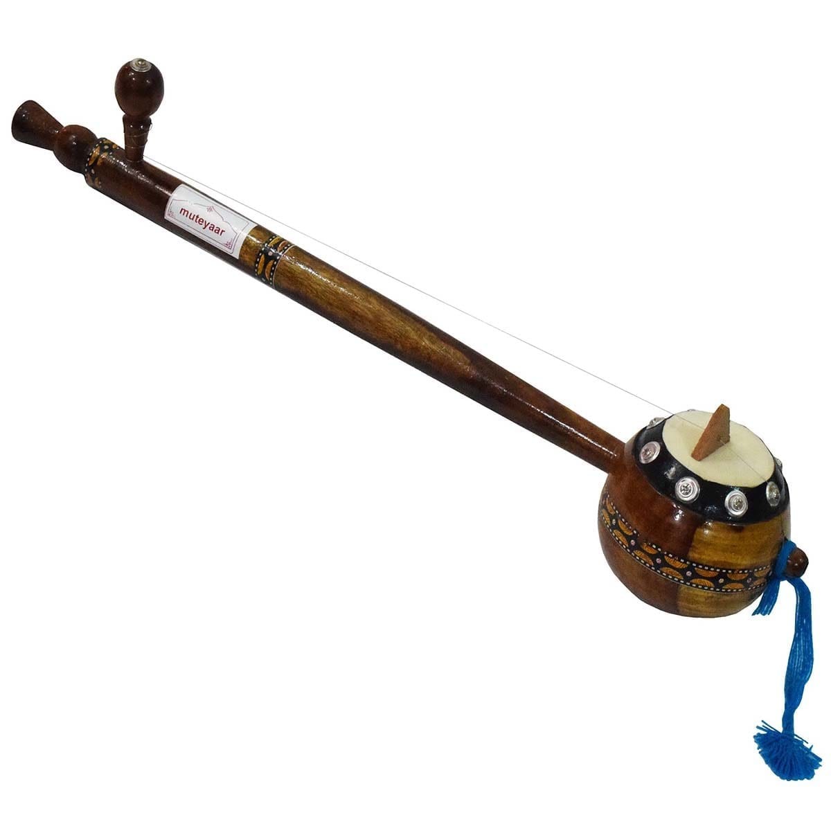 Polished Tumbi Handmade Punjabi Instrument Iktara