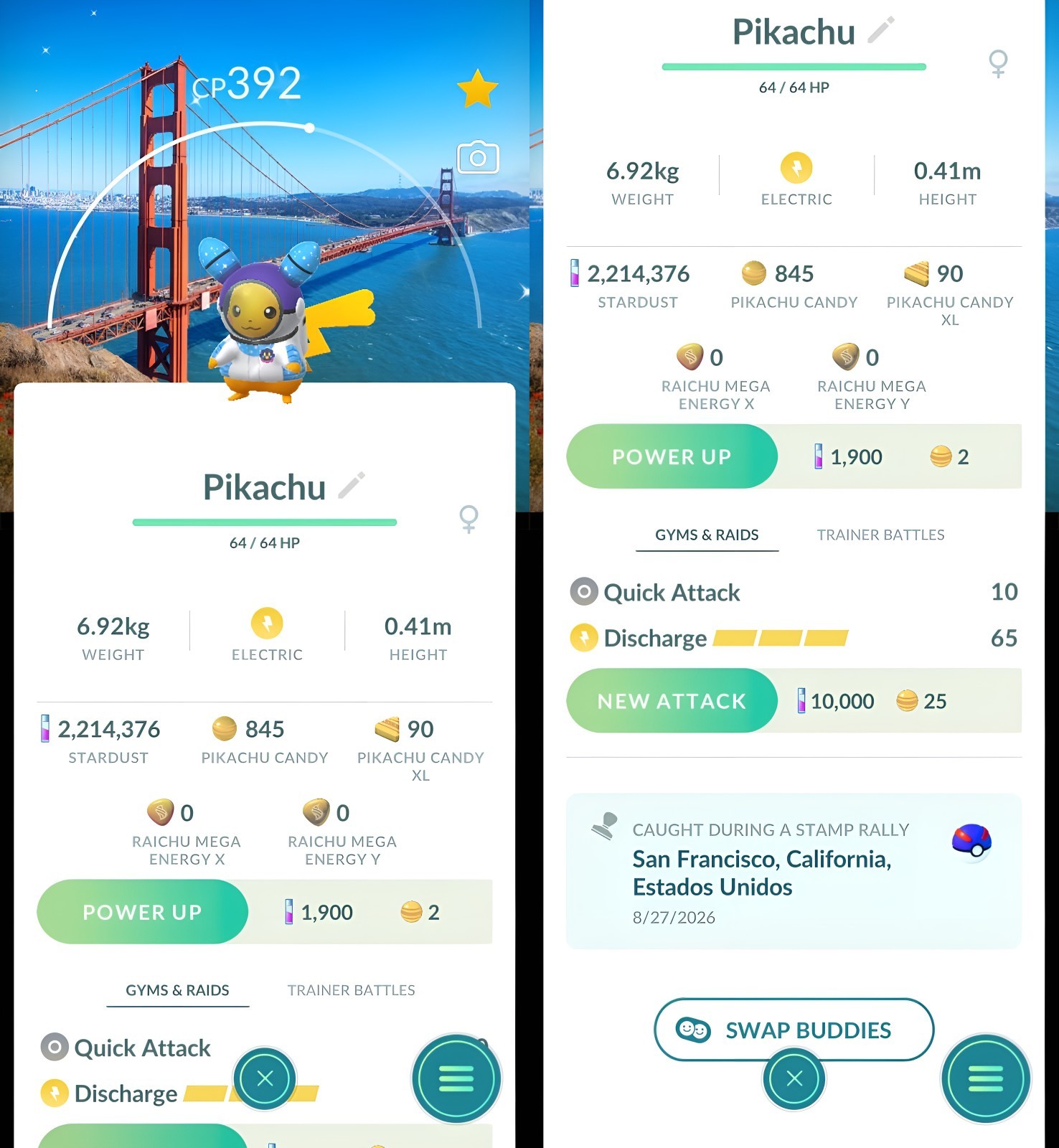 Pokemón Shiny Pikachu in a Cosmog spacesuit BG San Francisco | Tr-de Go ✨ Pokemón Shiny Pikachu in a Cosmog spacesuit BG San Francisco | Tr-de Go ✨