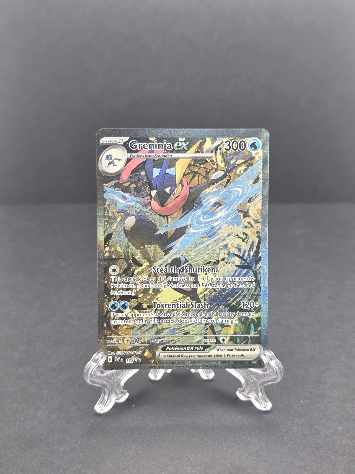 Greninja ex 132 Sv: Scarlet & Violet Promo Cards Holo Greninja ex 132 Sv: Scarlet & Violet Promo Cards Holo