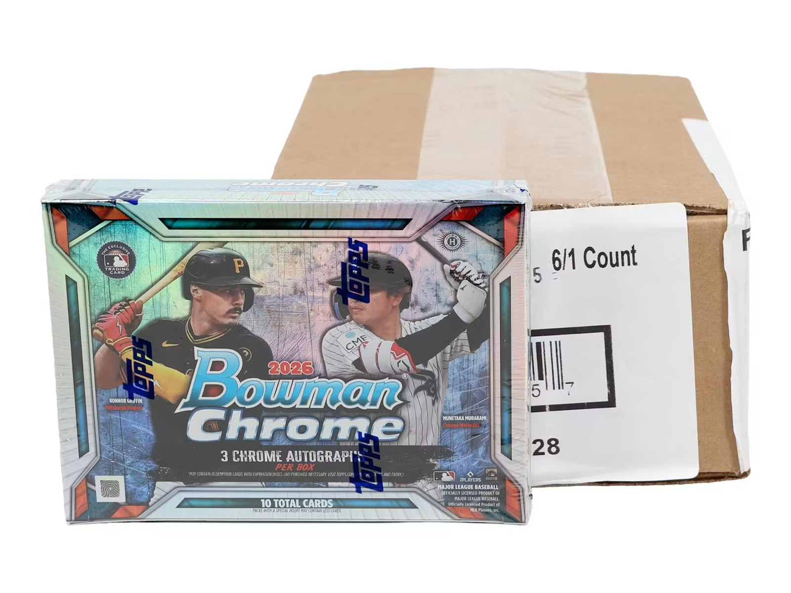 PYT #1121 - 6x 2026 Bowman Chrome Baseball Breakers Delight Boxes (Full Case) PYT #1121 - 6x 2026 Bowman Chrome Baseball Breakers Delight Boxes (Full Case)