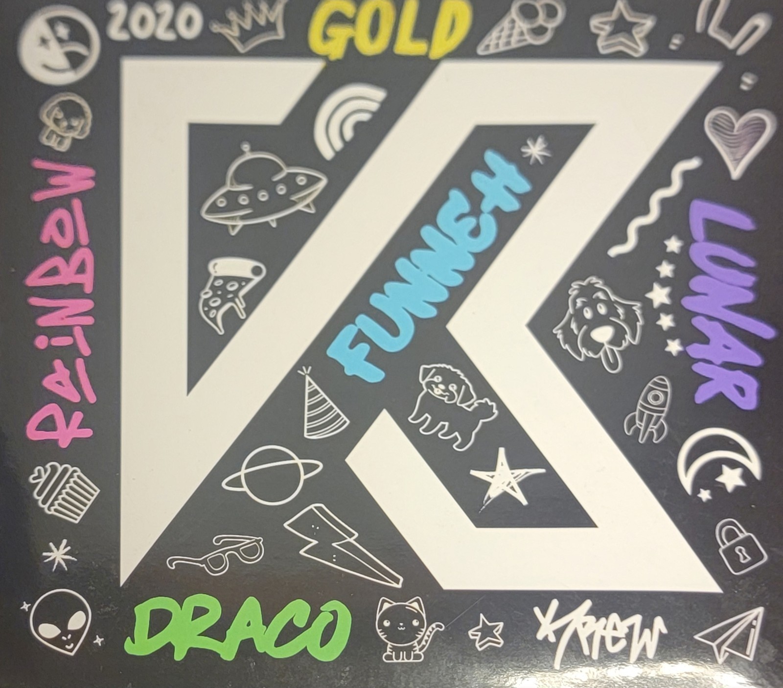 Complete 5-piece Krew District 2020 Limited Edition Enamel Pin Set In Box Complete 5-piece Krew District 2020 Limited Edition Enamel Pin Set In Box