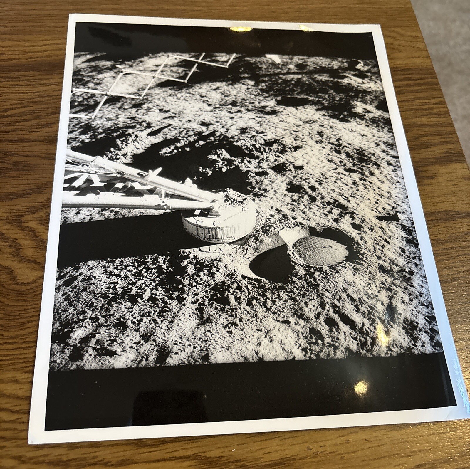 NASA Moon Surveyor Photo Rare 1960s 211-3966 A, 15081 NASA Moon Surveyor Photo Rare 1960s 211-3966 A, 15081