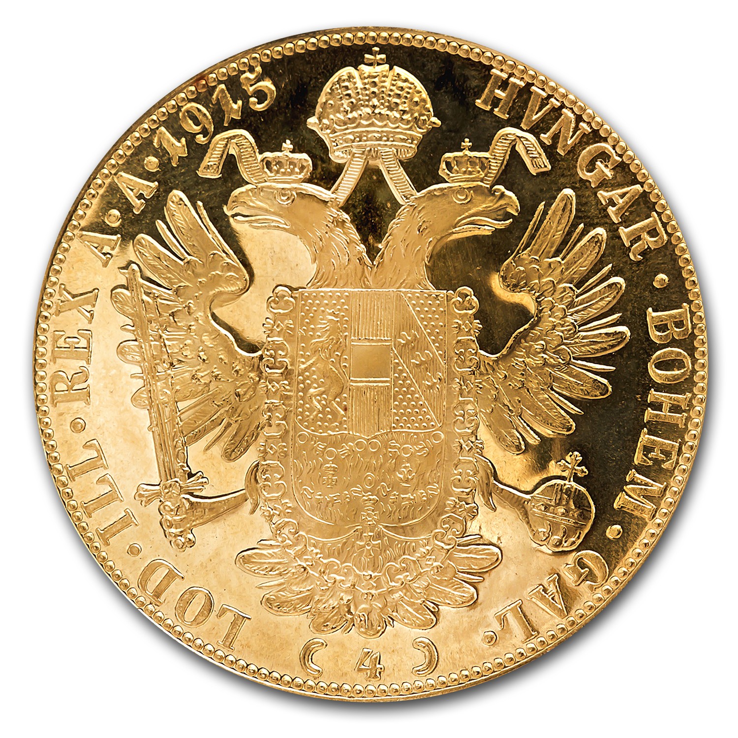 1915 Austria Gold 4 Ducat AU-BU 1915 Austria Gold 4 Ducat AU-BU