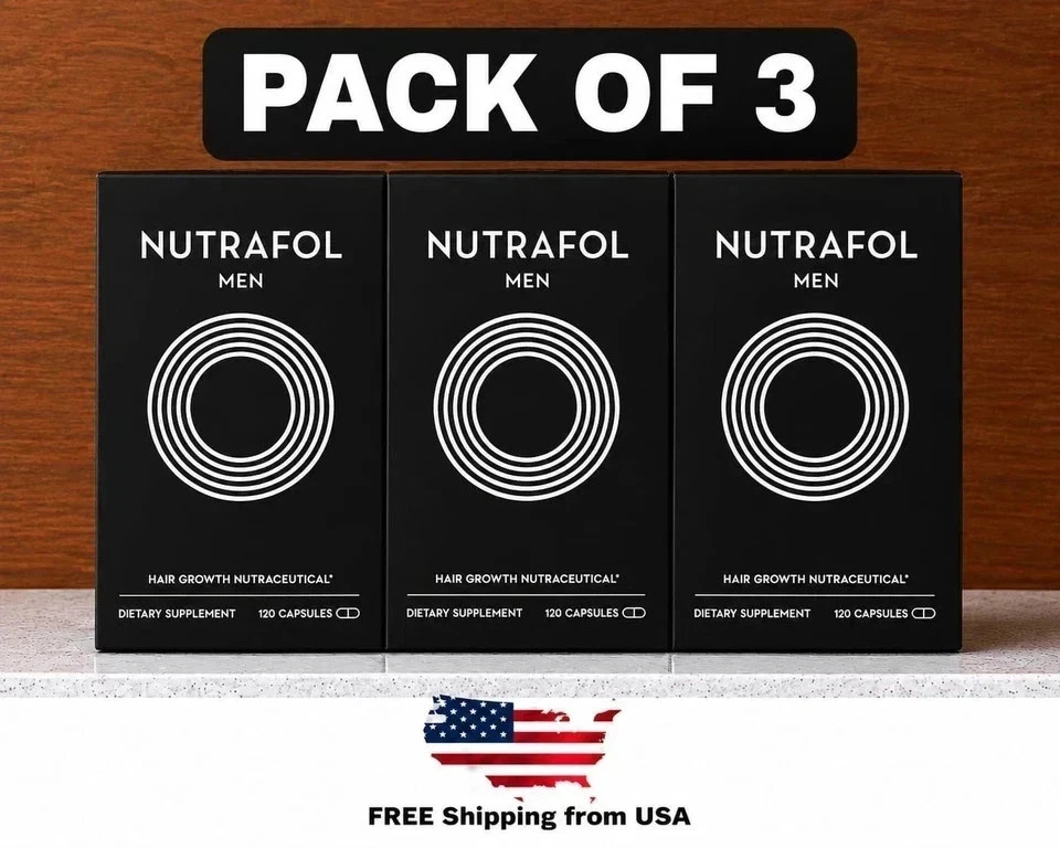 Pack Of 3 Men's Hair Growth Total 360 Capsules From USA Pack Of 3 Men's Hair Growth Total 360 Capsules From USA