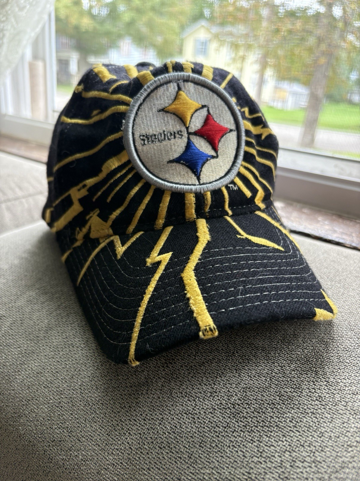 Vintage Starter NFL Pro Line Pittsburgh Steelers Collision Shockwave Snapback Vintage Starter NFL Pro Line Pittsburgh Steelers Collision Shockwave Snapback