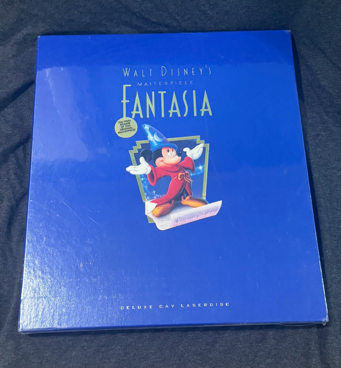 Disney Fantasia Deluxe Collector’s Edition 3 Disc LaserDisc Box Set Sealed