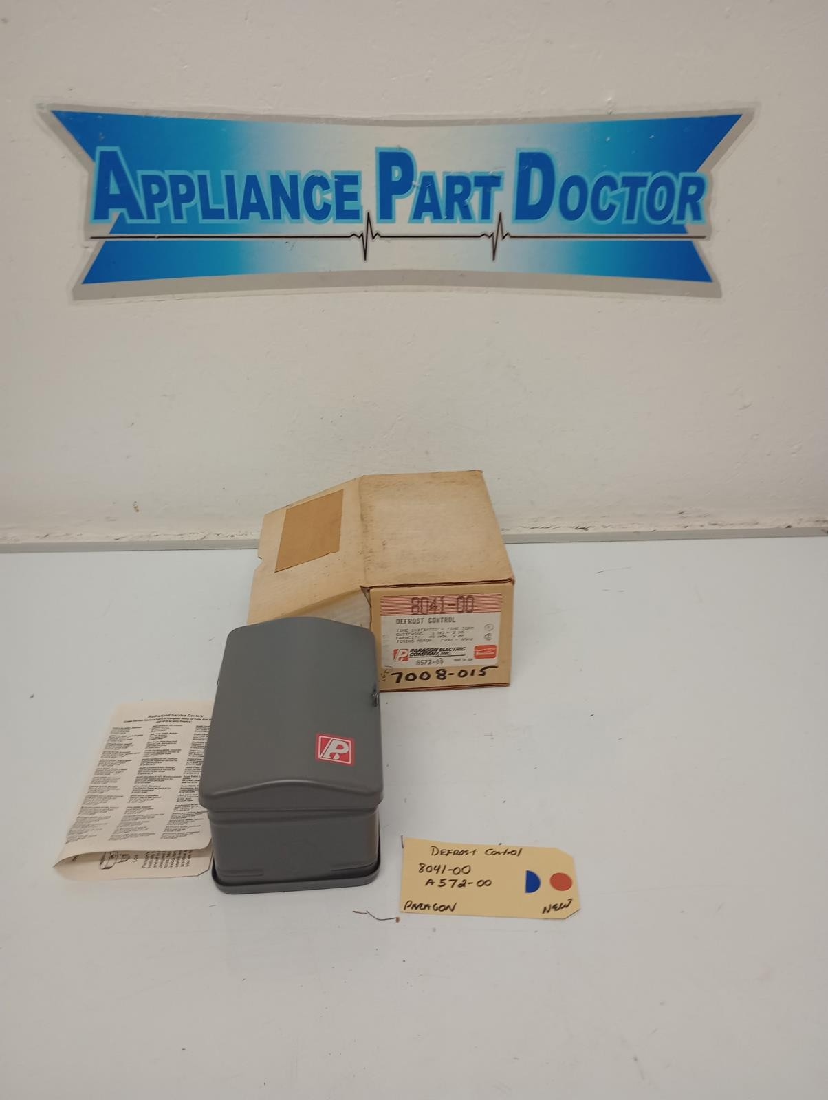 PARAGON REFRIGERATOR 8041-00 A572-00 DEFROST CONTROL NEW