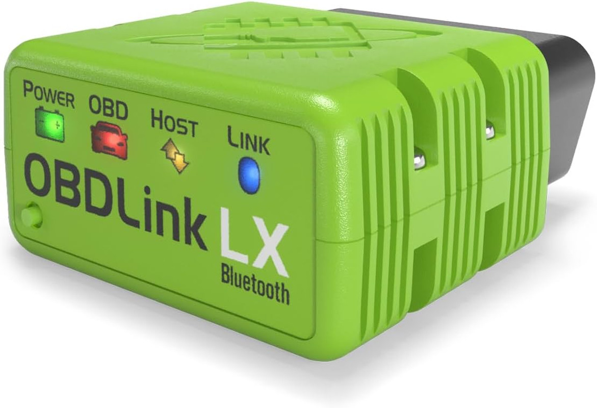 LX Bluetooth 3.0 OBD2 Adapter for Motoscan, Torque, Hybrid Assistant (Android On