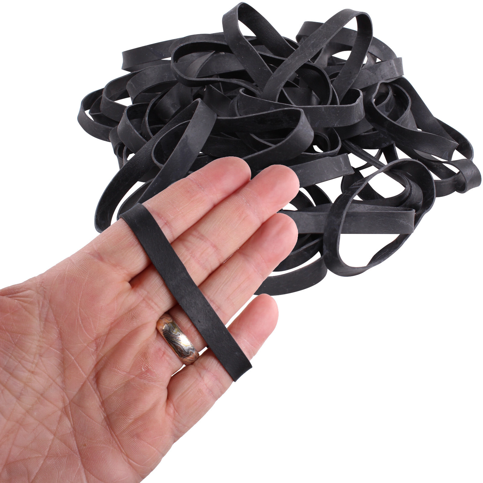 Platinum Rubber Bands #74 Size Black Extra Wide 3/8\ Platinum Rubber Bands #74 Size Black Extra Wide 3/8\