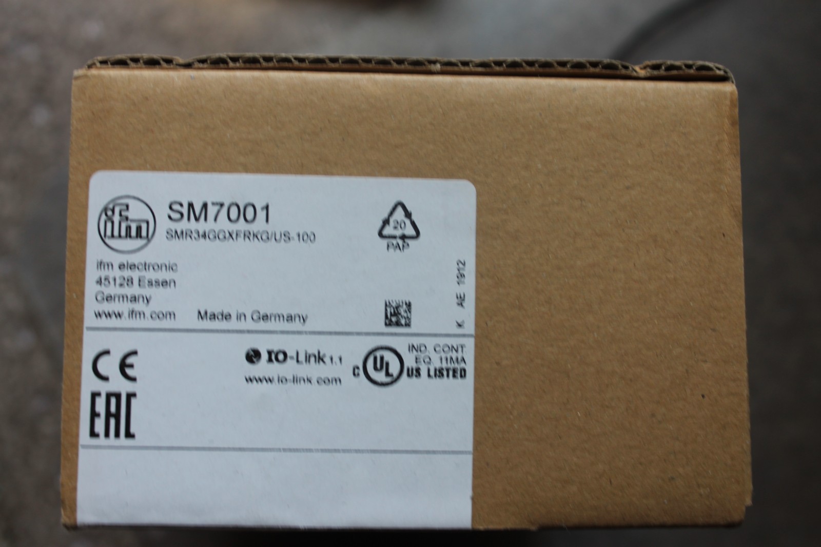 New Sealed IFM Efector SM7001 Magnetic-Inductive Flow Mete New Sealed IFM Efector SM7001 Magnetic-Inductive Flow Mete