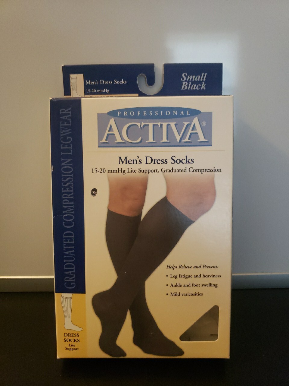 ACTIVA MENS MICROFIBER DRESS SOCKS 15-20 MMHG Lite- Graduated Compression Read ACTIVA MENS MICROFIBER DRESS SOCKS 15-20 MMHG Lite- Graduated Compression Read