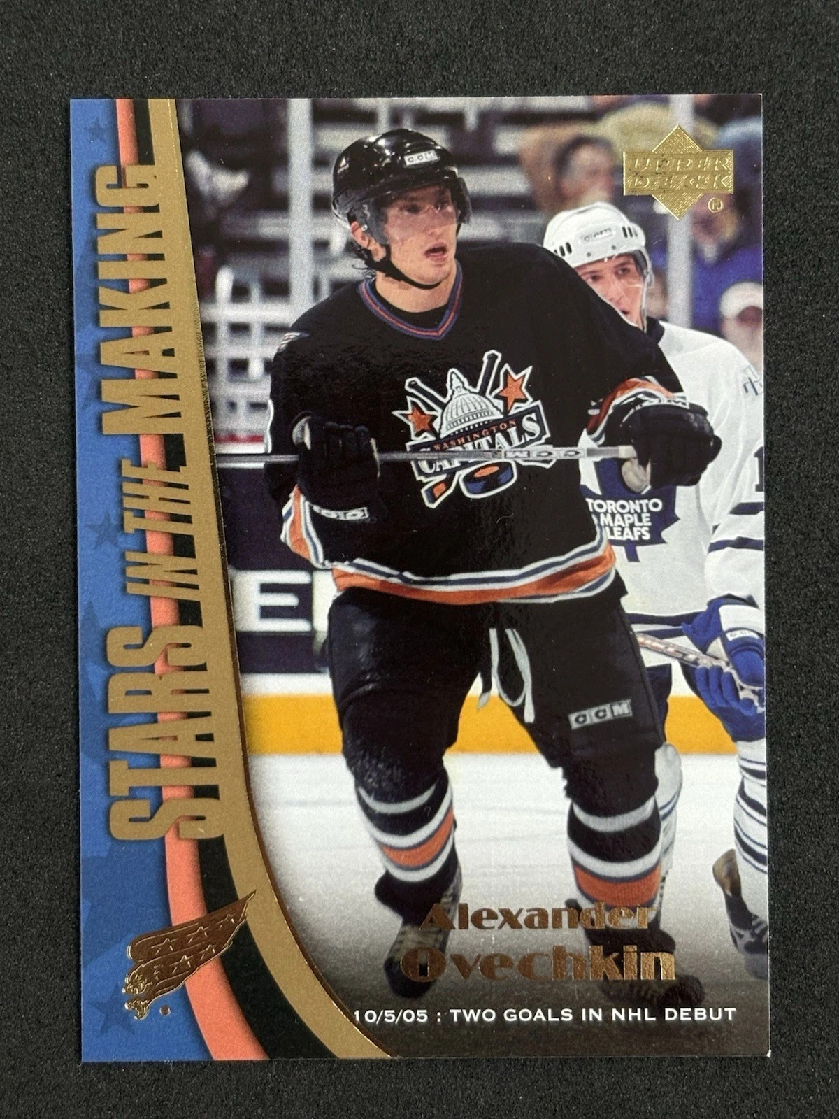 Alexander Ovechkin 2005-06 Upper Deck Stars in the Making Rookie RC Alexander Ovechkin 2005-06 Upper Deck Stars in the Making Rookie RC