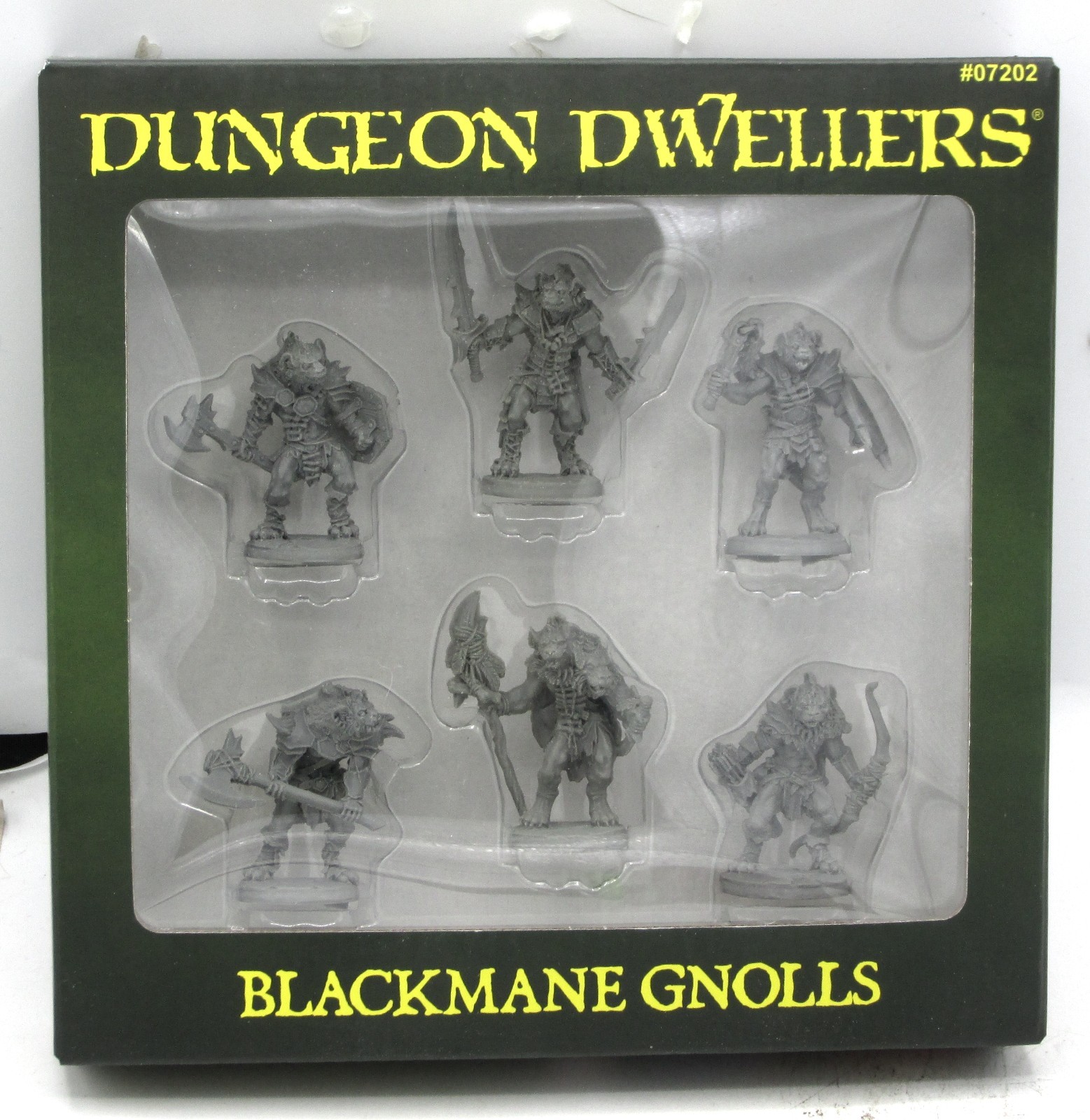 Reaper 07202 Blackmane Gnolls (Bones USA Dungeon Dwellers) Hyenamen Warriors