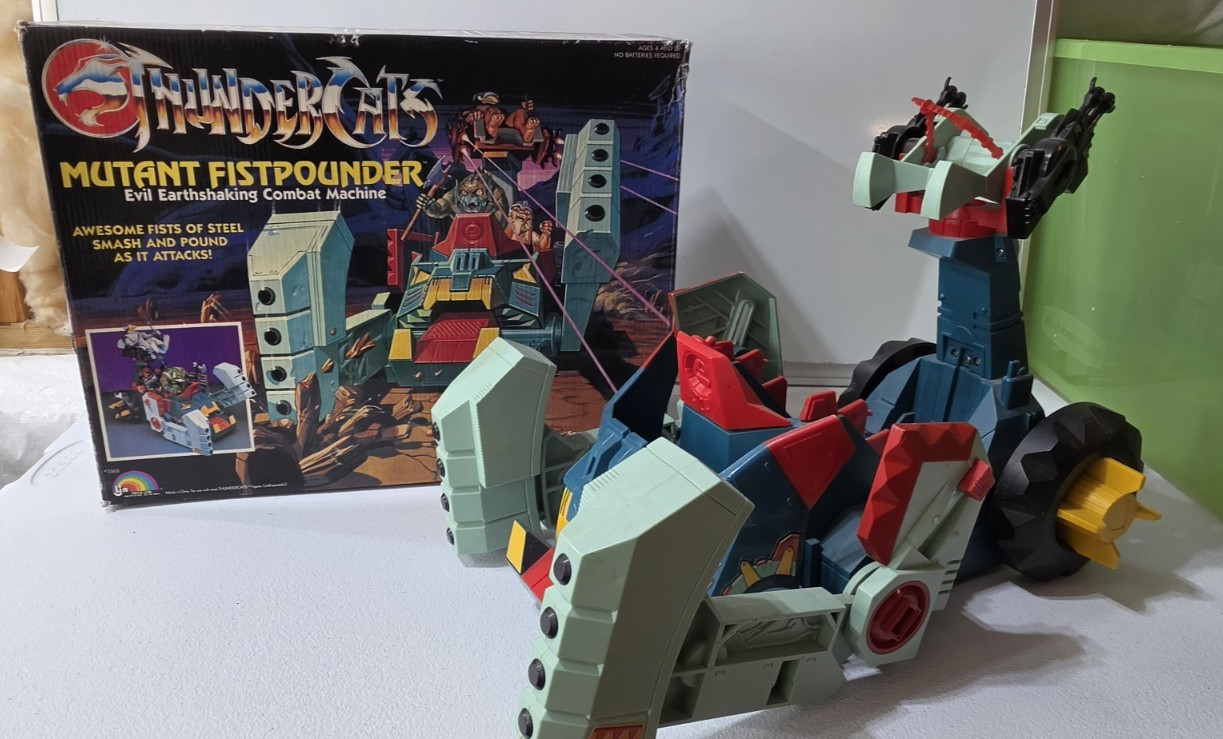 Vintage Thundercats Mutant Fistpounder Complete With Box Vintage Thundercats Mutant Fistpounder Complete With Box
