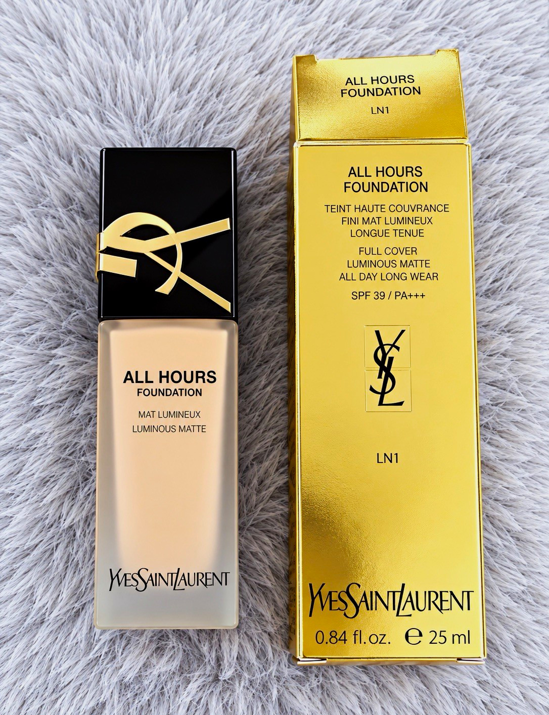 Yves Saint Laurent All Hours Foundation Shade LN1 Full Coverage Matte SPF 39 Yves Saint Laurent All Hours Foundation Shade LN1 Full Coverage Matte SPF 39