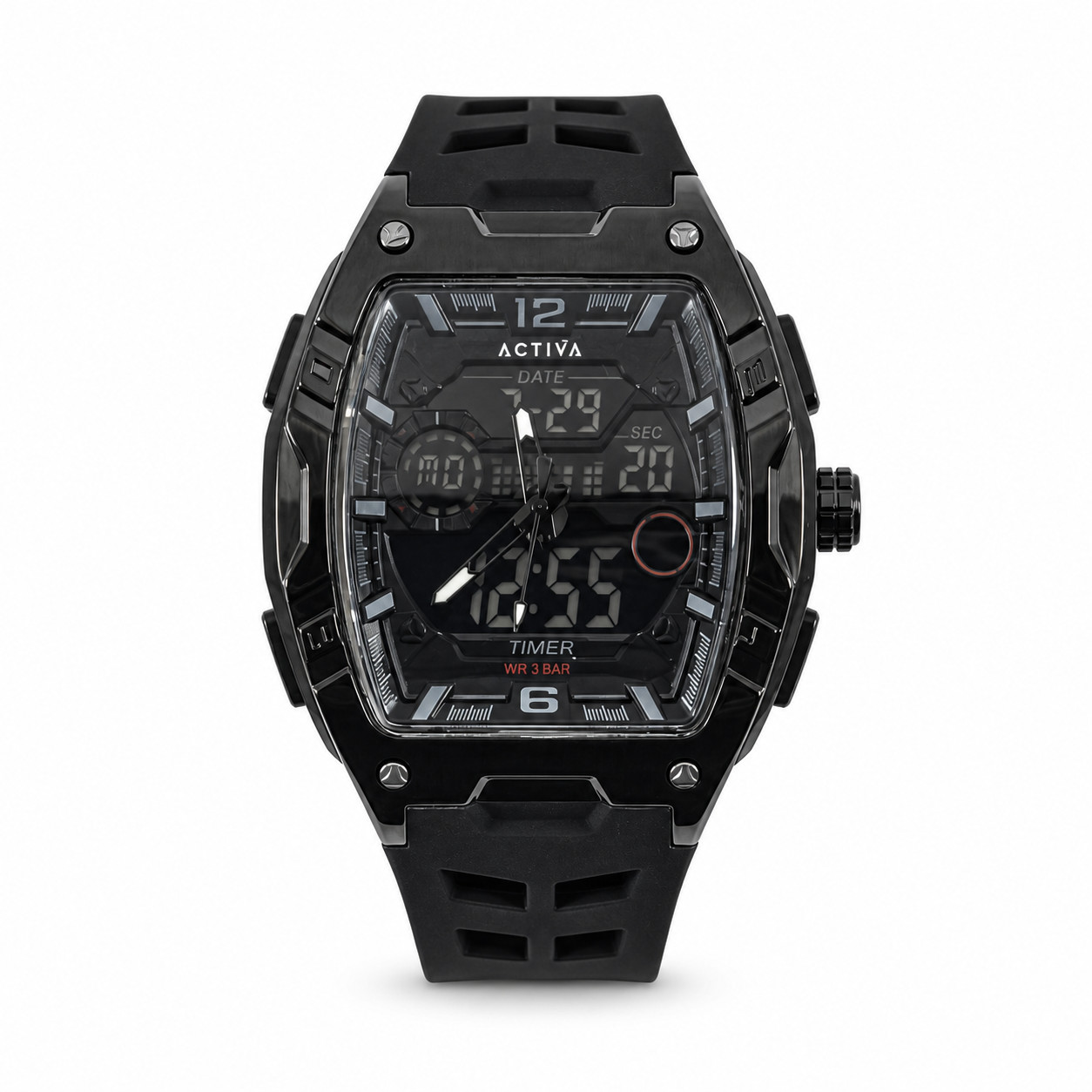 Activa X Invicta ACW8131-004 Men's 50mm Analog Digital Watch New in Box