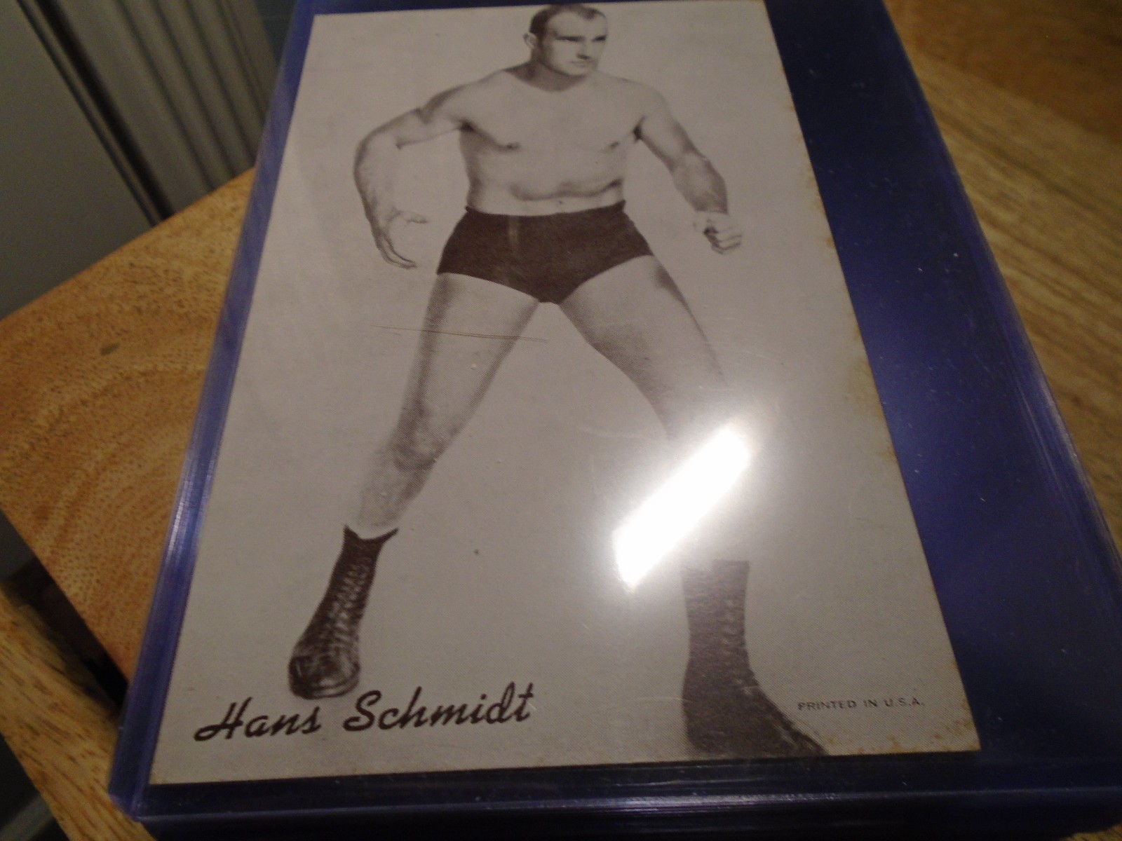 1950s/1960s Exhibit Supply Co. Cards Pro Wrestling Hans Schmidt 1950s/1960s Exhibit Supply Co. Cards Pro Wrestling Hans Schmidt