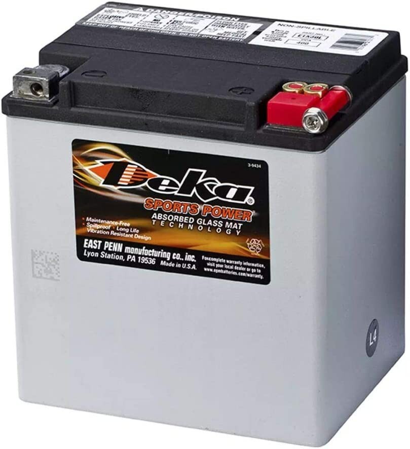 NEW Deka ETX30L / ETX30LA Battery - 12V 400 CCA MADE IN USA NEW Deka ETX30L / ETX30LA Battery - 12V 400 CCA MADE IN USA