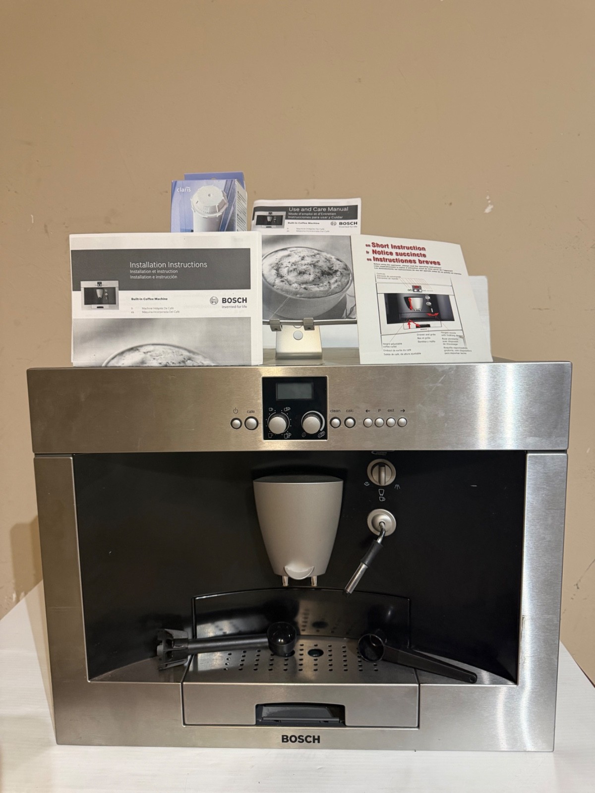 Bosch Built In Coffee & Espresso Machine CTES1UCB Tested With Video And Manuals Bosch Built In Coffee & Espresso Machine CTES1UCB Tested With Video And Manuals