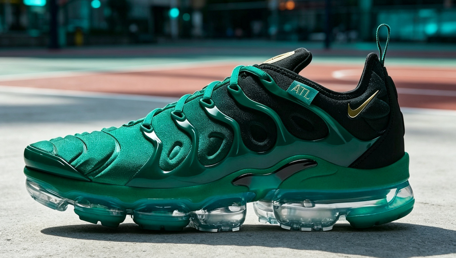 New Nike air vapormax plus new green men's sneaker